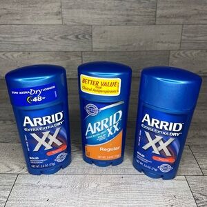 Arrid XX Extra Extra Dry Solid Antiperspirant Deodorant - Blue/Orange